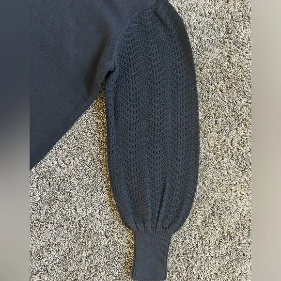 NWT Charter Club Black Sweater Size S - Picture 2 of 4